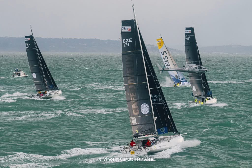 Milan Kolacek in action at sea